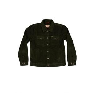 NEW IRON & RESIN men's corduroy sand jacket in green